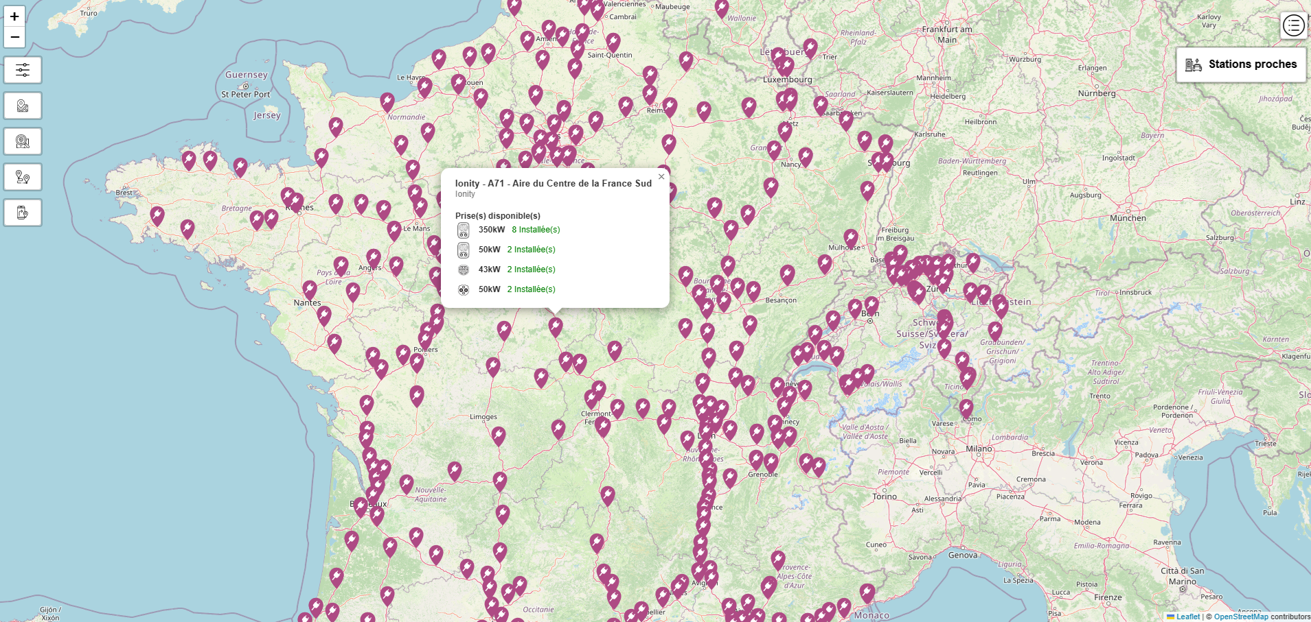 Capture d'écran de l'interface principale de HEVX